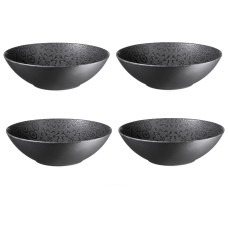 Mäser Schüssel Tiles 24 cm, 4 Stück, Schwarz Mäser Schüssel Tiles 24 cm, 4 Stück, Schwarz