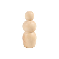 Creativ Company Holzartikel Kegelfigur 7.5 cm, 5 Stück Creativ Company Holzartikel Kegelfigur 7.5 cm, 5 Stück