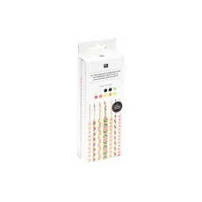 Rico Design DIY Freundschaftsarmbänder Set Neon Colours