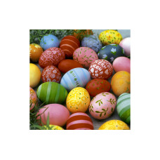 Paper + Design Serviette Colourful eggs 24 cm x 24 cm, 20 Stück