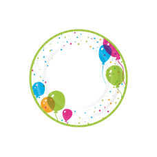 Paper + Design Einwegteller Splash Balloon 10 Stück Paper + Design Einwegteller Splash Balloon 10 Stück