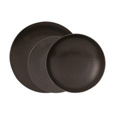 Arthur Krupp Speise-Service Onyx 12 Stück,Schwarz Arthur Krupp Speise-Service Onyx 12 Stück,Schwarz