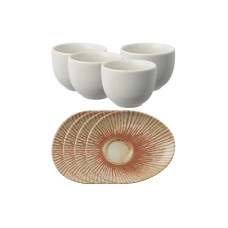Arthur Krupp Kaffee-Service Sunlight Red 4 Stück,Rot Arthur Krupp Kaffee-Service Sunlight Red 4 Stück,Rot