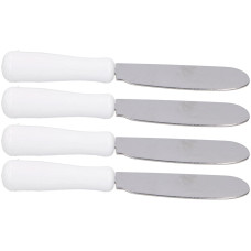 alpina Buttermesser 4 Stück, Weiss alpina Buttermesser 4 Stück, Weiss