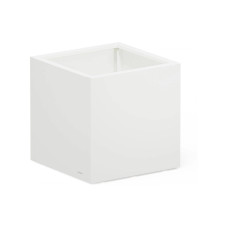 Herstera Metall-Pflanzgefäss Cube 60 cm Moon White Herstera Metall-Pflanzgefäss Cube 60 cm Moon White