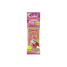 Haribo Gummibonbons Spaghetti Erdbeere 200 g Haribo Gummibonbons Spaghetti Erdbeere 200 g