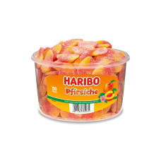 Haribo Gummibonbons Pfirsiche Dose 1350 g Haribo Gummibonbons Pfirsiche Dose 1350 g