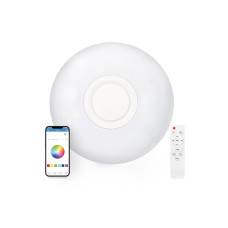KSiX Rainbow LED-Deckenleuchte RGB 30W 2.200 lm 40 cm Weiss KSiX Rainbow LED-Deckenleuchte RGB 30W 2.200 lm 40 cm Weiss