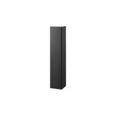 Yamazaki Toilettenpapierhalter Tower mit Rollen 16 x 80.5 cm, Schwarz