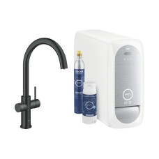 GROHE Küchenarmatur Blue Home C-Auslauf Samt Schwarz GROHE Küchenarmatur Blue Home C-Auslauf Samt Schwarz