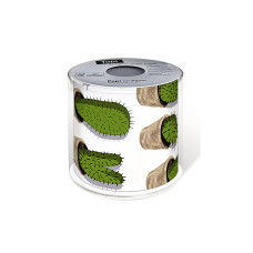 Paper + Design Toilettenpapier Cactuses 1 Rollen, 3-lagig, Grün Paper + Design Toilettenpapier Cactuses 1 Rollen, 3-lagig, Grün