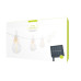 STT Lichterkette Solar Nostalgic, 10 LEDs, 2.7m, Weiss