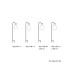 STT Lampenhalter Gardenstick dark 135 cm, Braun