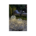 STT Windlicht Solar Antic Ball Dandelion, Ø 30 cm, Hellblau