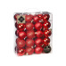 Holly & Jolly Weihnachtskugel Rot-Mix 44 Stück