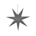 Star Trading LED-Stern Ozen Grau, 70 cm