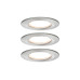 Paulmann Einbauspot Nova Coin Starr Set, 3 x 6 W, 2700 K, Eisen