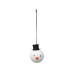 Hoptimist Weihnachtskugel Schneemann 2 Stück, Weiss