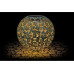 STT Windlicht Solar Antic Ball Monstera Ø 30 cm, Dunkelgrün