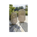 STT Laterne Solar Antic Grand Grafic, 58 cm, Hellbeige
