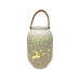 Dameco Laterne Xmas, 28 cm, Weiss