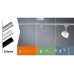 Paulmann URail Schiene 1.5m 230 V Schwarz matt