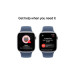 Apple Watch Series 10 42 mm LTE Alu Silver Sport Denim M/L