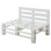 COCON Palettensofa Weiss, 120 x 50/86 x 80