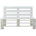 COCON Palettensofa Weiss, 120 x 50/86 x 80