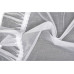 Hubatka Tagvorhang Vitrage 95 cm x 110 cm, Weiss