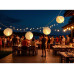 Dameco LED Solar Lichterkette mit 10 weissen Nylon Balls