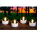 Dameco LED Solar Teelicht 4er Set warm weisses Licht
