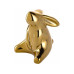 Leonardo Aufsteller Hase Lolle 10 cm, Gold