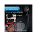 Flipline Auto-Kopfstütze, schwarze Nähte