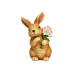 G. Wurm Aufsteller Hase mit Blumenstrauss 9 x 13 x 7 cm