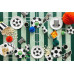 Partydeco Tischdecke Fussballfeld, Mint, 180 x 120 cm