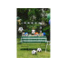Partydeco Tischdecke Fussballfeld, Mint, 180 x 120 cm