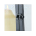 Boltze Laterne Sirio 2-teilig, Transparent/Schwarz/Braun