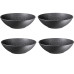 Mäser Schüssel Tiles 24 cm, 4 Stück, Schwarz