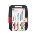 Zyliss Schneidebrett-Set mit Messer, 4-teilig 28 cm  x 37 cm