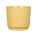 scheurich Blumentopf Plano Matt Yellow, 21 cm