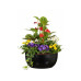 scheurich Pflanzengefäss Vera Night Black, 20 cm