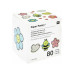 Rico Design Sticker auf Rolle Chingu, Blumen 80 Stück