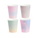 Rico Design Pappbecher Mix, The Sky is the Limit, 8 Stück