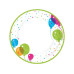 Paper + Design Einwegteller Splash Balloon 10 Stück Paper + Design Einwegteller Splash Balloon 10 Stück