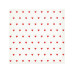 Paper + Design Papierservietten coeurs red 33 cm x 33 cm, 16 Stück