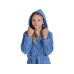 Möve Superwuschel Bademantel Grösse 140, Blau