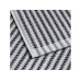 Möve Handtuch Bliss Coloured 50 x 100 cm, Schwarz/Silber