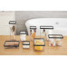 Rotho Set Premium Dosen 12 tlg. Loft 12 l, Schwarz