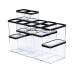 Rotho Set Premium Dosen 19 tlg. Loft 21 l, Schwarz